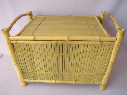 Truhla bambusová velká natural vzhledové vady