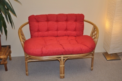 Polstr na lavici Bahama vínový melír typ PL