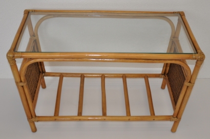 Ratanový stolek Borneo brown wash