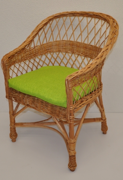 Křeslo Rudnik - polstr světle zelený melír