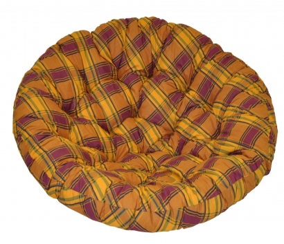 Polstr na křeslo papasan 110 cm okrový CZ