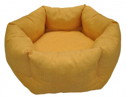 Pelíšek AXIN šestihran - žlutý melír