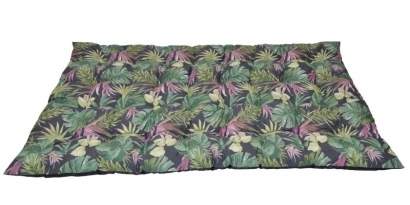 Matrace zahradní MAXI 180x115 cm - motiv monstera