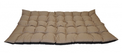 Matrace zahradní MAXI 180x115 cm - tm. béžová voděodolná