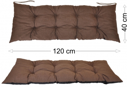 Podsedák 120x40 hnědý melír