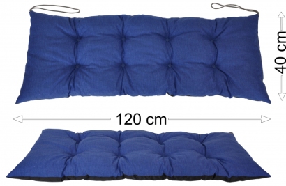 Podsedák 120x40 tmavě modrý melír