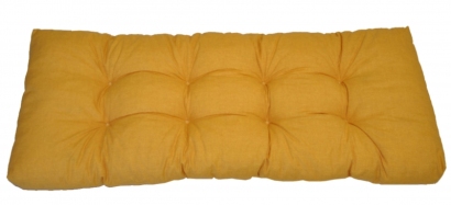 Opěradlový polstr na paletu 120x50 žlutý melír