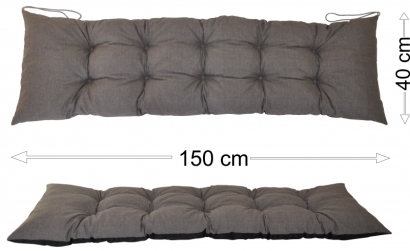 Podsedák 150x40 šedý melír