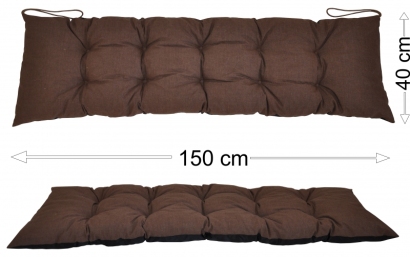 Podsedák 150x40 hnědý melír