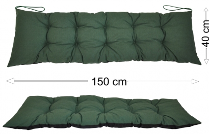 Podsedák 150x40 tmavě zelený melír