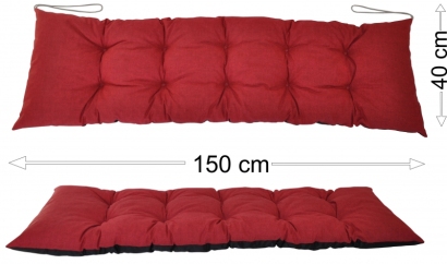 Podsedák 150x40 vínový melír