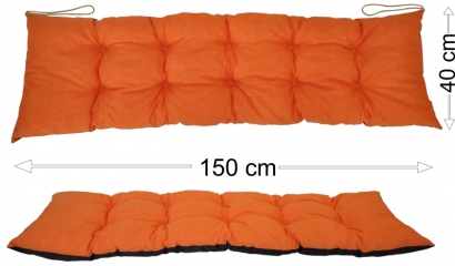Podsedák 150x40 oranžový melír