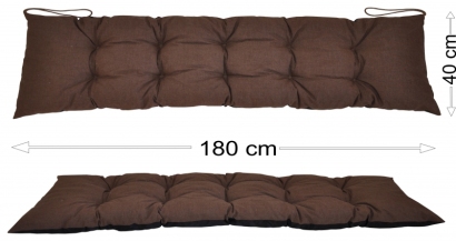 Podsedák 180x40 hnědý melír