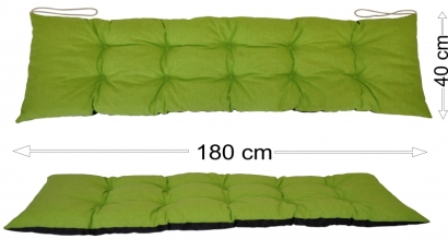 Podsedák 180x40 světle zelený melír