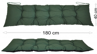 Podsedák 180x40 tmavě zelený melír