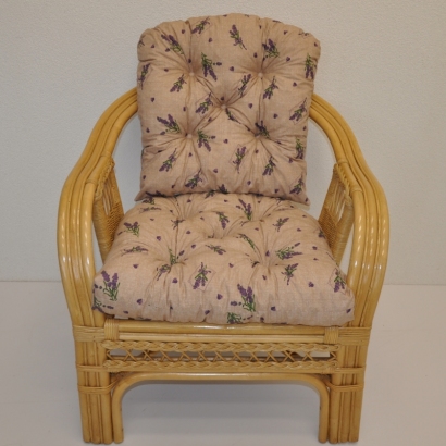 Polstr na křeslo Rio De Janeiro látka levandule