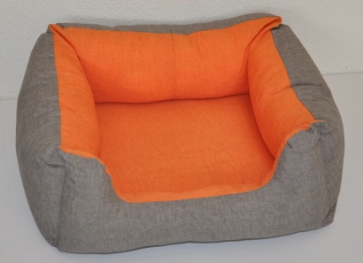 Pelíšek AXIN  oranžový - 58x48 cm