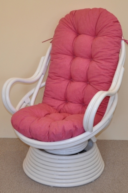 Polstr na křeslo Swivel malinový melír