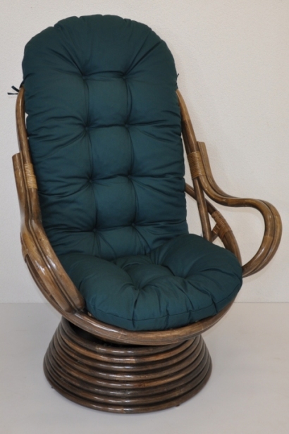 Polstr na křeslo Swivel zelený dralon