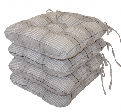 Sedák UNI látka Antik kostka set 4 kusy