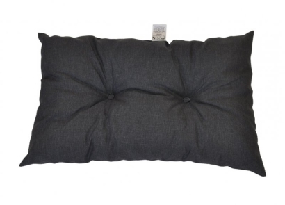 Sedák obdélník tmavě šedý melír