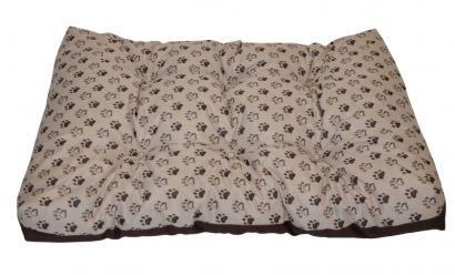 Matrace pro psa voděodolná 83x57 cm tlapka béžová 