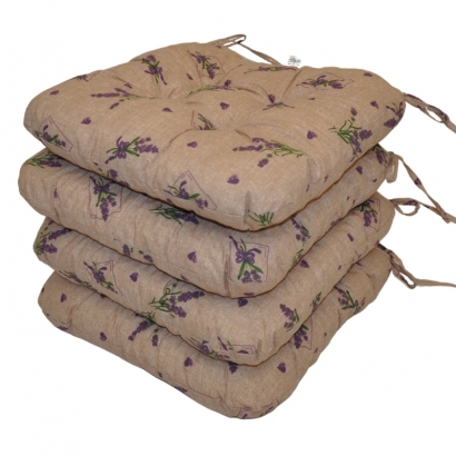 Sedák UNI barva levandule - set 4 kusy