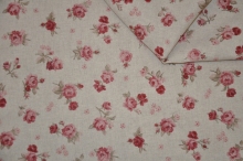 Látka Mihra motiv ruže - šíře 280 cm