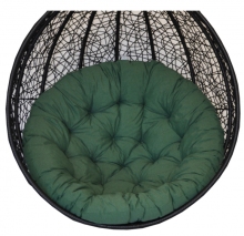 Polstr na závěsnou houpačku Imperia - tmavě zelený melír
