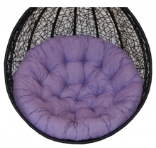 Polstr na závěsnou houpačku Imperia - fialový melír