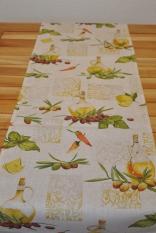 Ubrus běhoun 40x140 motiv olivy