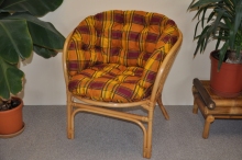 Polstr na křeslo Bahama okrový maxi CZ