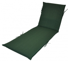 Polstr na lehátko UNI barva tmavě zelený melír