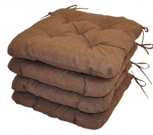 Sedák UNI Maxi barva hnědý melír - set 4 kusy