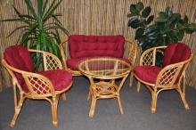 Polstry na soupravu Bahama komplet kepr vínový