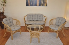 Polstry na soupravu Bahama velká komplet tmavě béžový melír