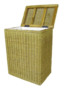 Ratanová prádelní truhla medová FL