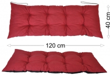 Podsedák 120x40 vínový melír