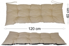 Podsedák 120x40 světle béžový melír