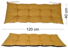 Podsedák 120x40 žlutý melír