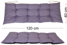 Podsedák 120x40 fialový melír