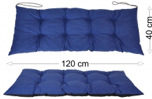 Podsedák 120x40 tmavě modrý melír
