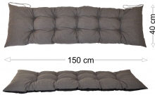Podsedák 150x40 šedý melír