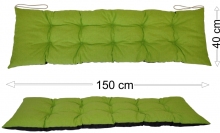 Podsedák 150x40 světle zelený melír