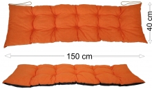 Podsedák 150x40 oranžový melír