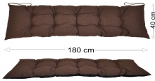 Podsedák 180x40 hnědý melír