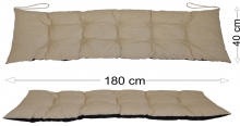 Podsedák 180x40 světle béžový melír