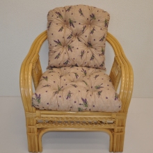 Polstr na křeslo Rio De Janeiro látka levandule