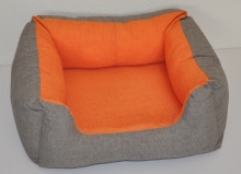 Pelíšek AXIN  oranžový - 58x48 cm