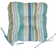 Sedák UNI látka modré pruhy